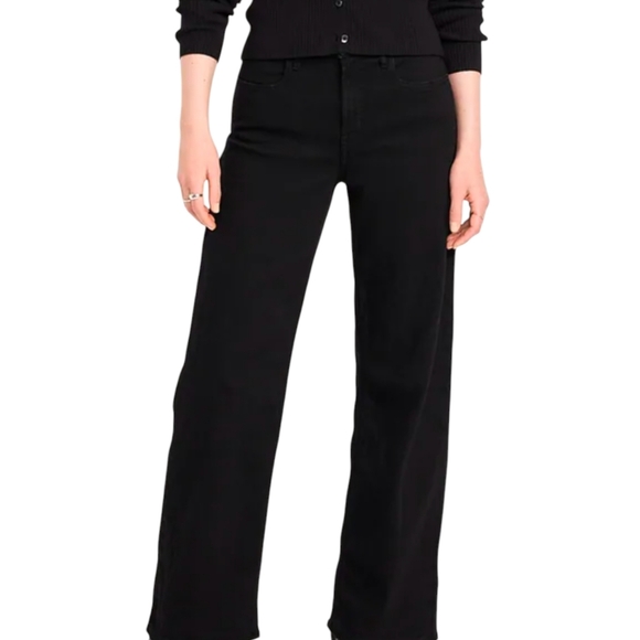 Old Navy High‑Rise Wide Leg Jeans - Picture 6 of 8